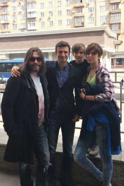 Алексей Лемар с семьей маленького Оскара
