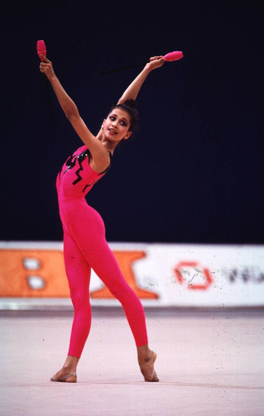Батыршина выступала в Атланте в 1996 году в многоборье.
