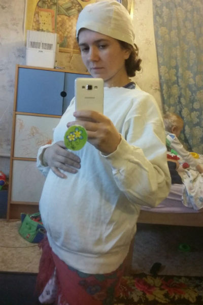 Галина ждет третьего ребенка