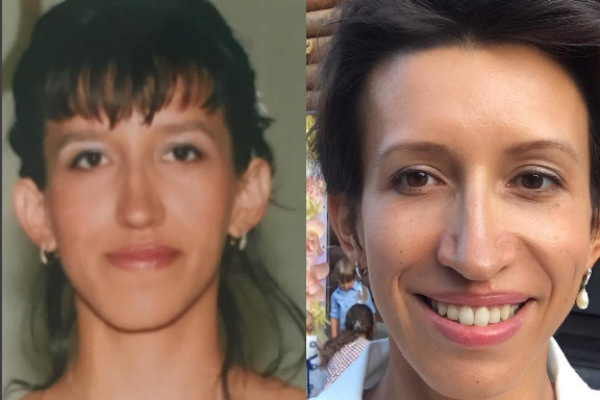 Елена Борщева в 2005 и 2017-м Елена Борщева в 2005 и 2017-м