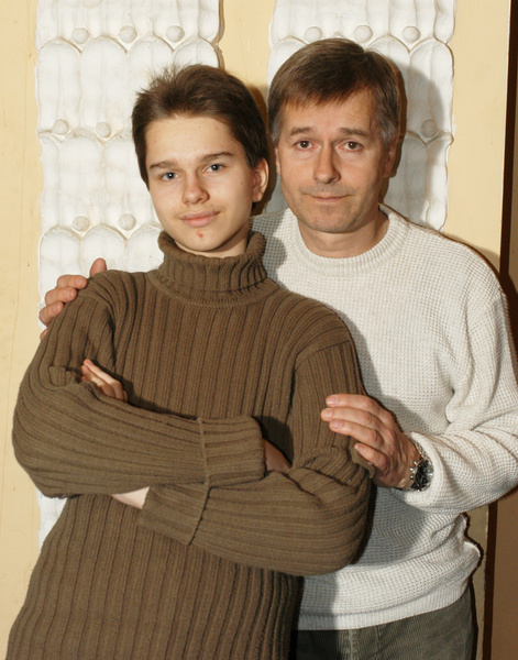 Игорь Ливанов с сыном Андреем