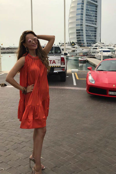 Анна наслаждается пребыванием в Дубае