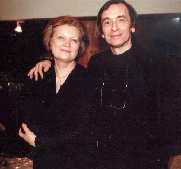 Наталья Попович с мужем Евгением Колобовым