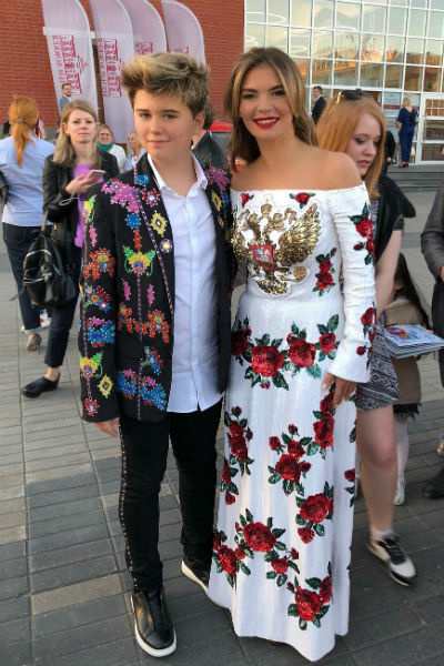 Алина Кабаева с блогером