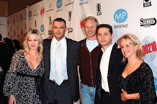 Одна из редких встреч звезд «Беверли-Хиллз 90210», ноябрь 2006 года
