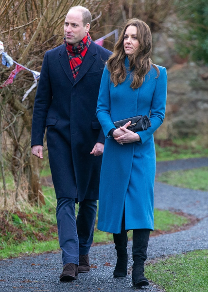 Это голубое пальто стало одним из любимых для Кейт