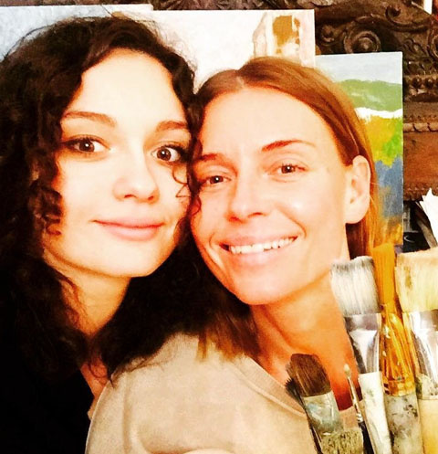 Любовь Толкалина с дочерью Любовь Толкалина с дочерью