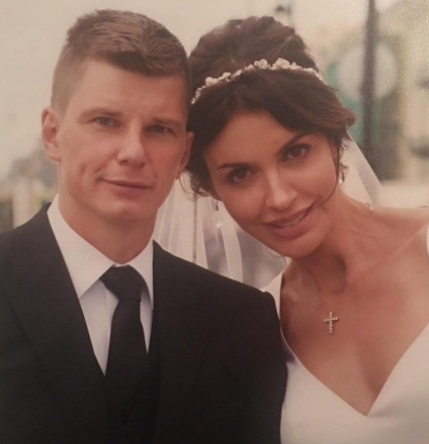 Андрей Аршавин с женой Алисой