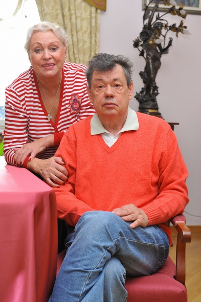 Николай Караченцов с женой Людмилой Поргиной