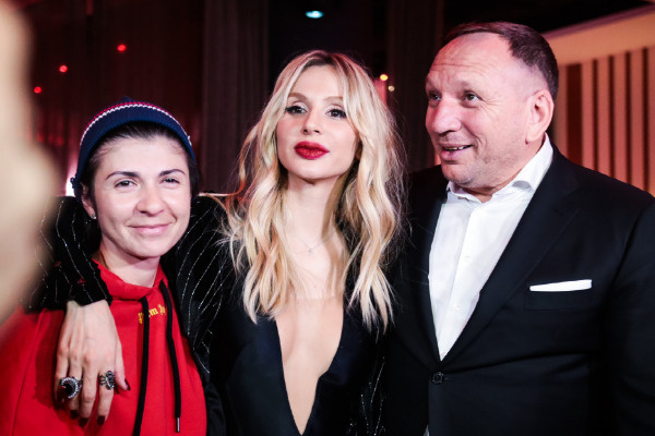 Светлана Лобода, продюсер Нателла Крапивина, Сергей Балдин на афтепати Светлана Лобода, продюсер Нателла Крапивина, Сергей Балдин на афтепати