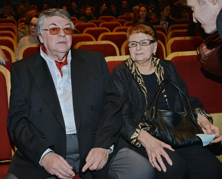 Александр Ширвиндт с женой Натальей