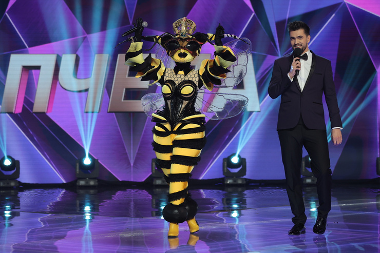 Kirkorov thinks he's wearing a Lada Dance Bee costume