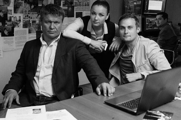 Олег Тактаров во время работы над фильмом «Мертв на 99%»