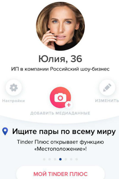 Анкета Юлии Ковальчук на сайте знакомств