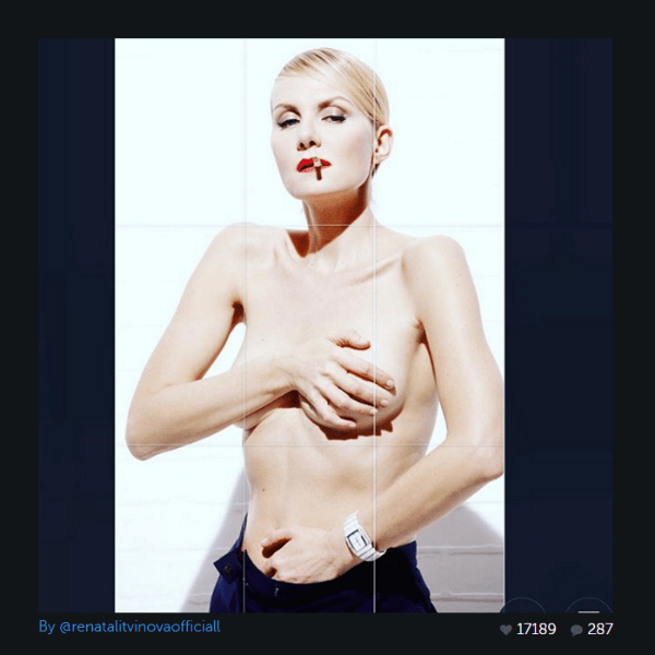 Силиконовая грудь для глянцевого журнала  (15 фото эротики)