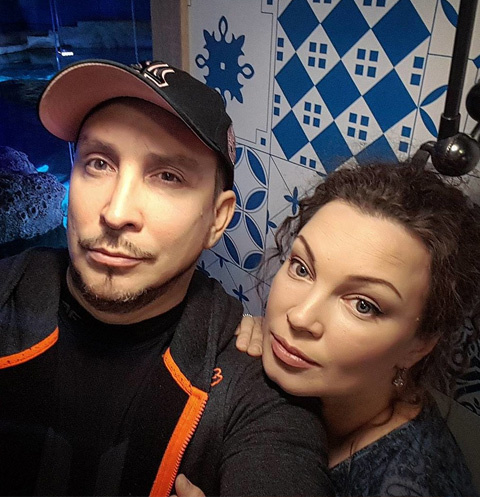 Данко с женой Натальей Устюменко