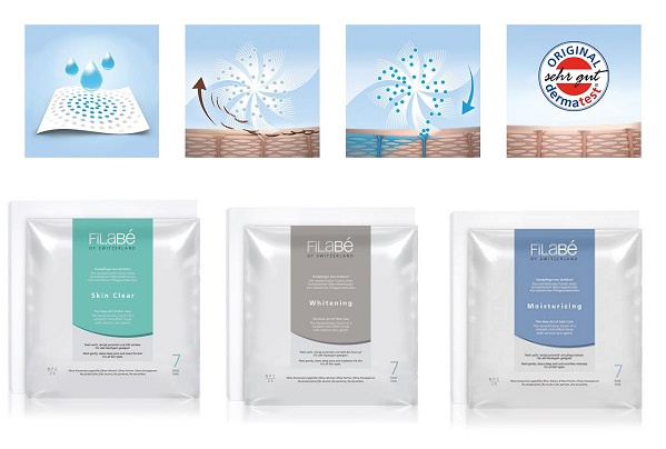 Салфетки Filabe MOISTURISING, SKIN CLEAR, WHITENING