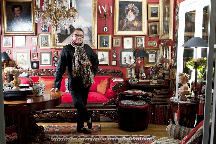 Парижская квартира историка моды похожа на музей 