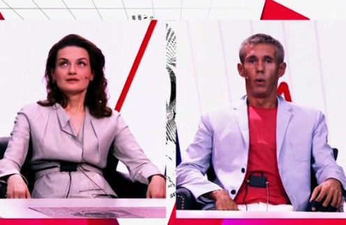 Юлия Юдинцева и Алексей Панин столкнулись лицом к лицу на Первом канале