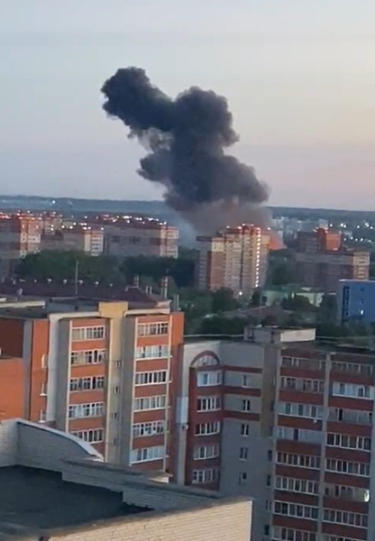 Самолет разбился в районе Михайловского шоссе