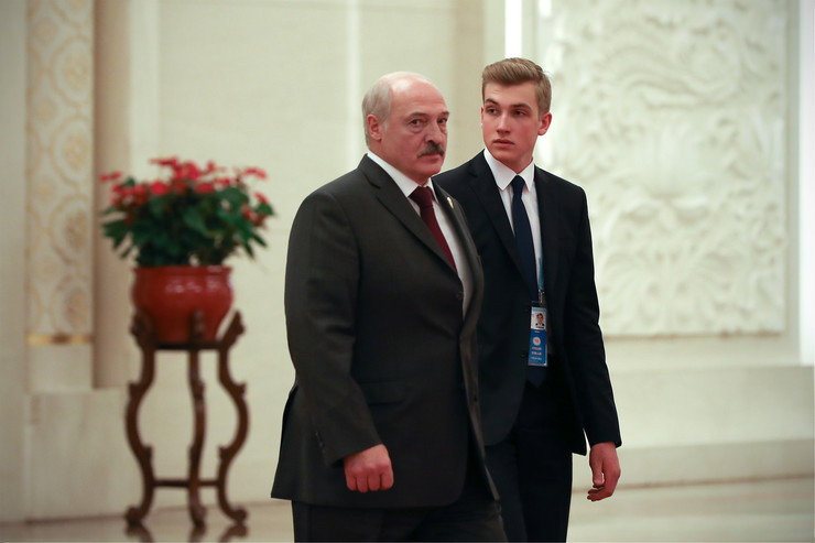 Николай Лукашенко — сын президента Белоруссии 